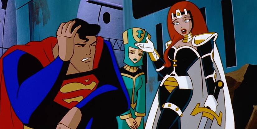 Superman and Maxima in Superman: The Animated Series