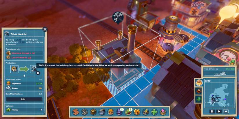 Toolmaker creating Tools