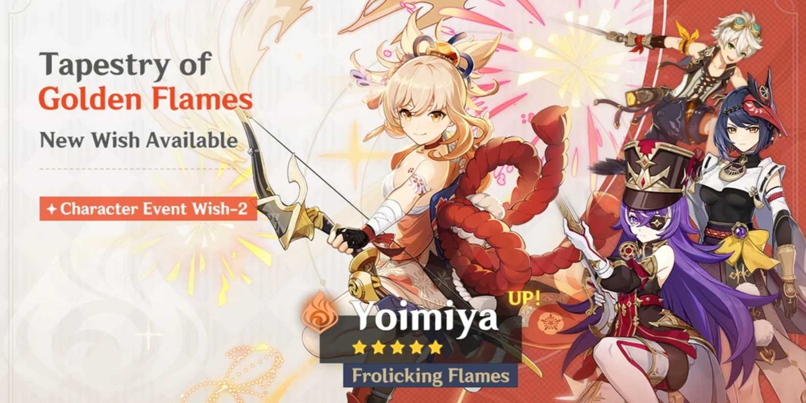 Tapestry of Golden Flames Yoimiya