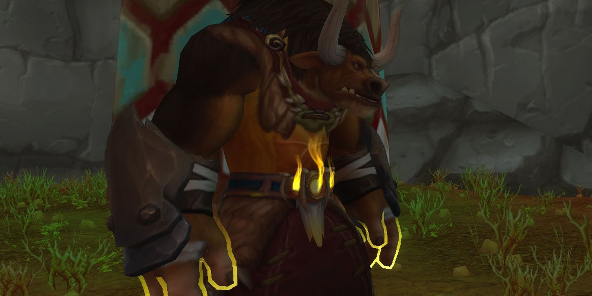 Tauren Priest In World Of Warcraft