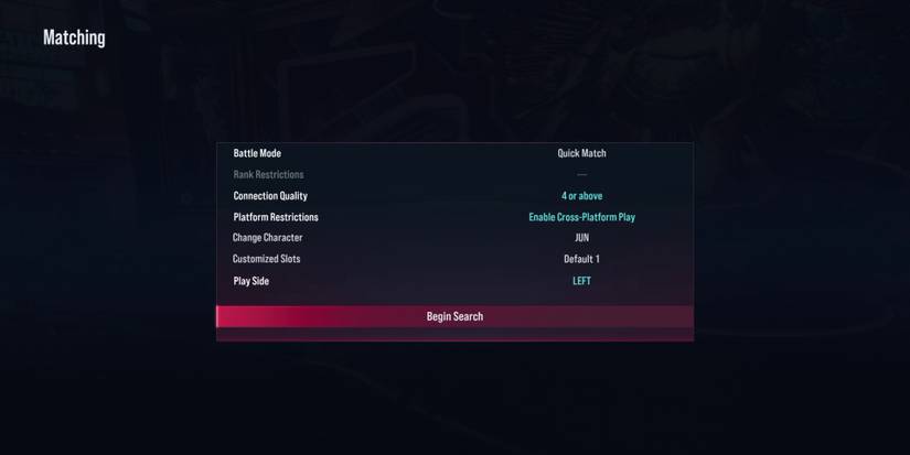tekken-8-cross-platform-play-quick-match-menu