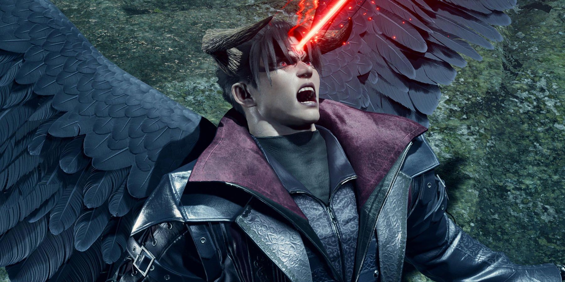 A screenshot of Devil Jin in Tekken 8.