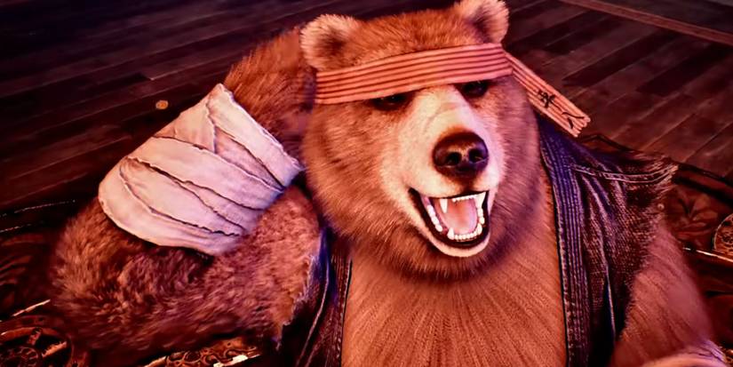 Tekken 8 - Kuma Stratching His Head After His Rage Art