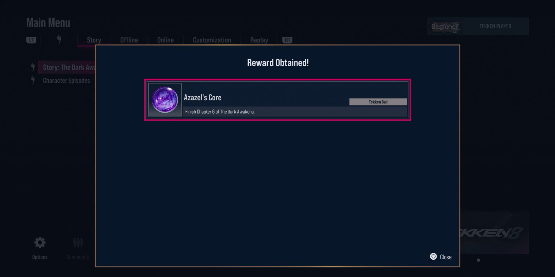 tekken-8-tekken-ball-unlocks-azazels-core
