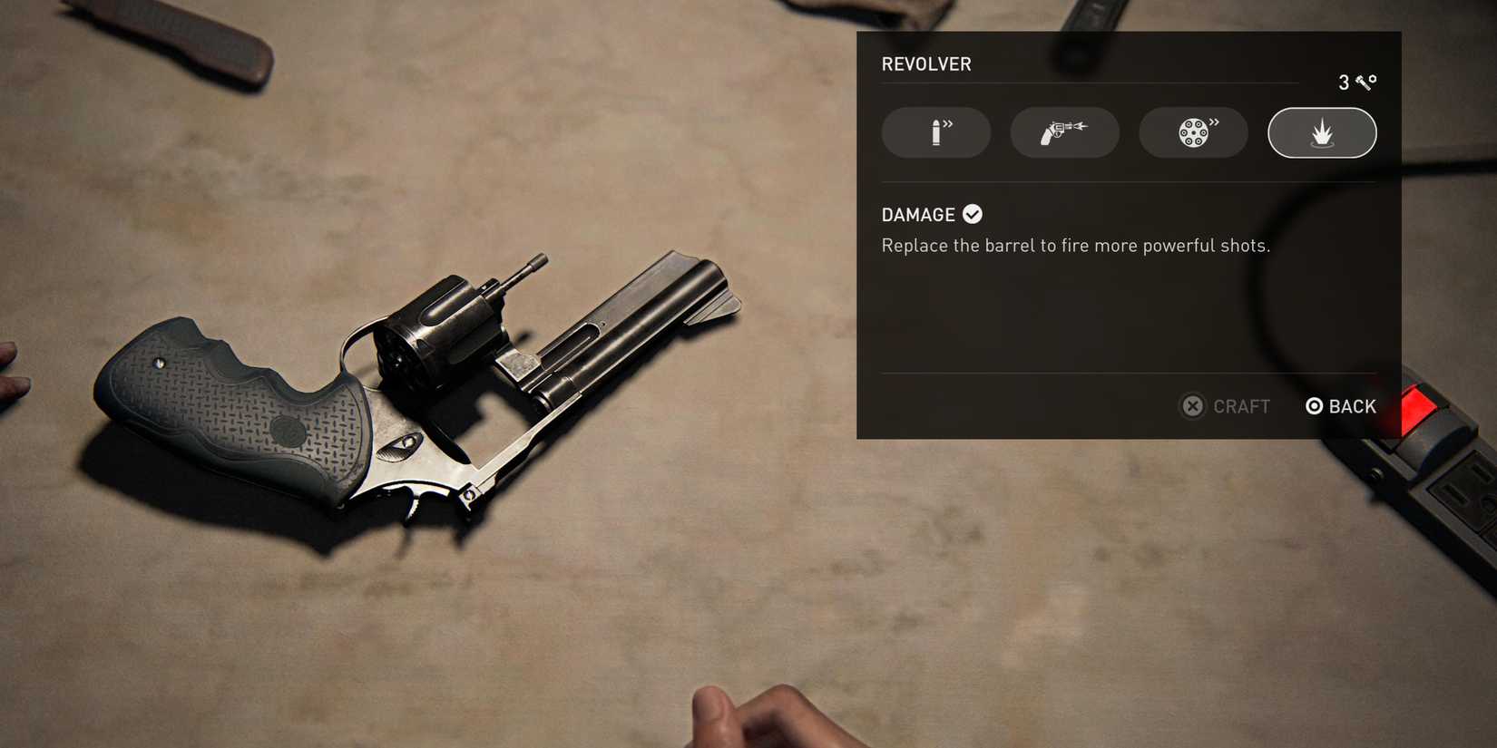 revolver damage upgrade