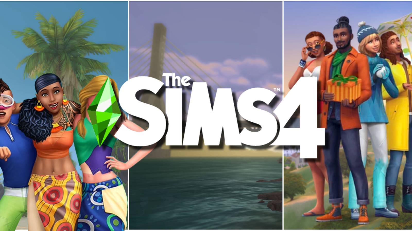 Photos of three of the hottest worlds in the game, including Sims representing different seasons