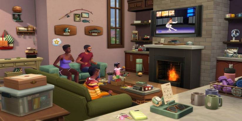 The Sims 4 Living Room