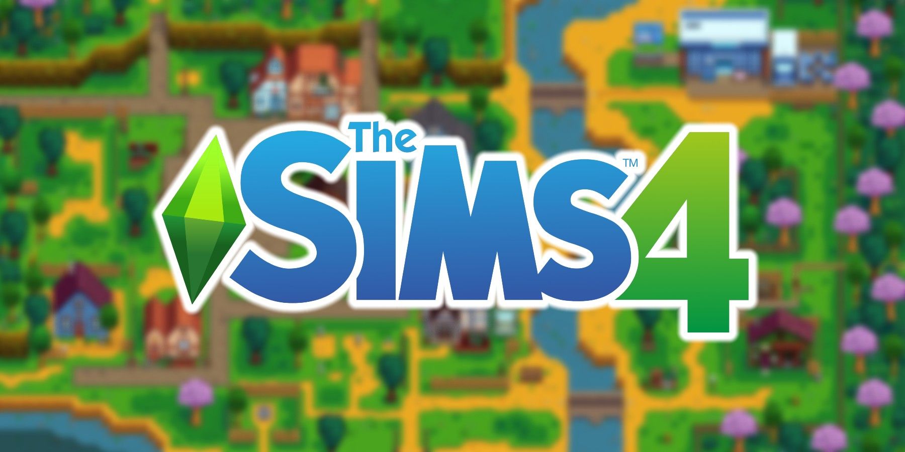 Created the Sims logo and background (from the announcement of Sims 4  becoming free) as a loading screen. The plumbob is currently static, but  I'm planning to make it animated, and maybe