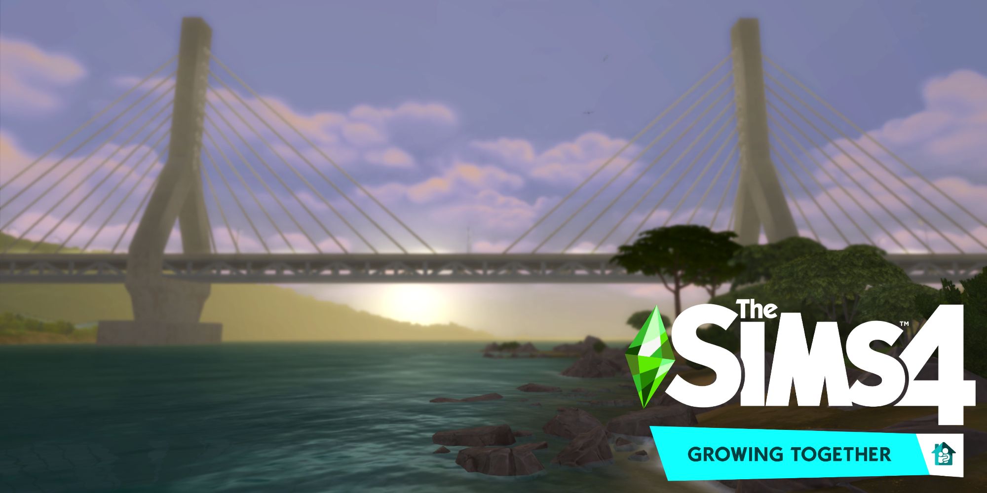 A photo of the sunset San Sequoia bridge. This world from Growing Together is one of the hottest in the game.