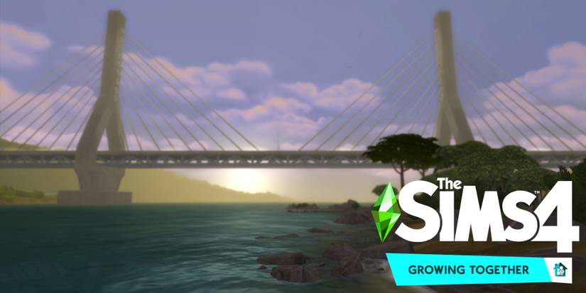 A photo of the sunset San Sequoia bridge. This world from Growing Together is one of the hottest in the game.