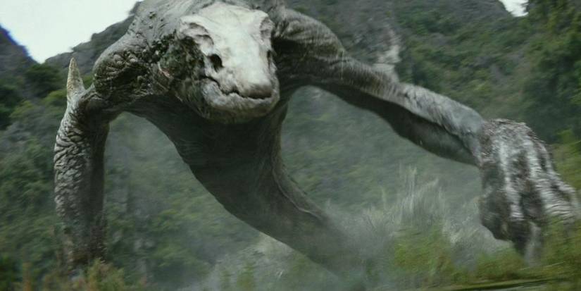 The Skull Devil fighting against Kong at the end of Kong: Skull Island.