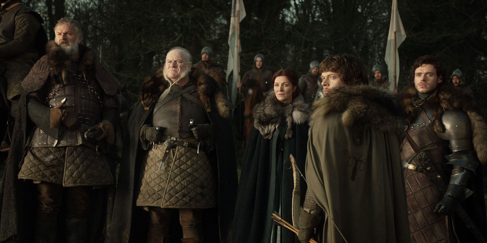 The Starks in Game of Thrones episode Baelor
