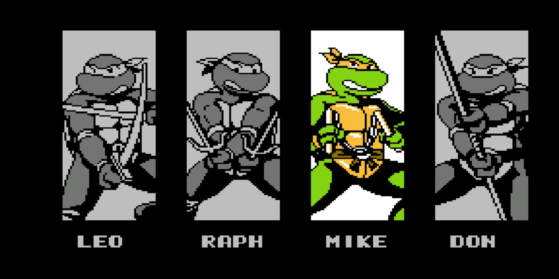 tmnt manhattan project game select screen