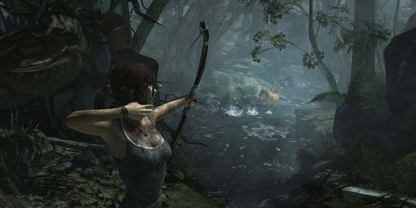 Tomb Raider Bow Hunting Deer