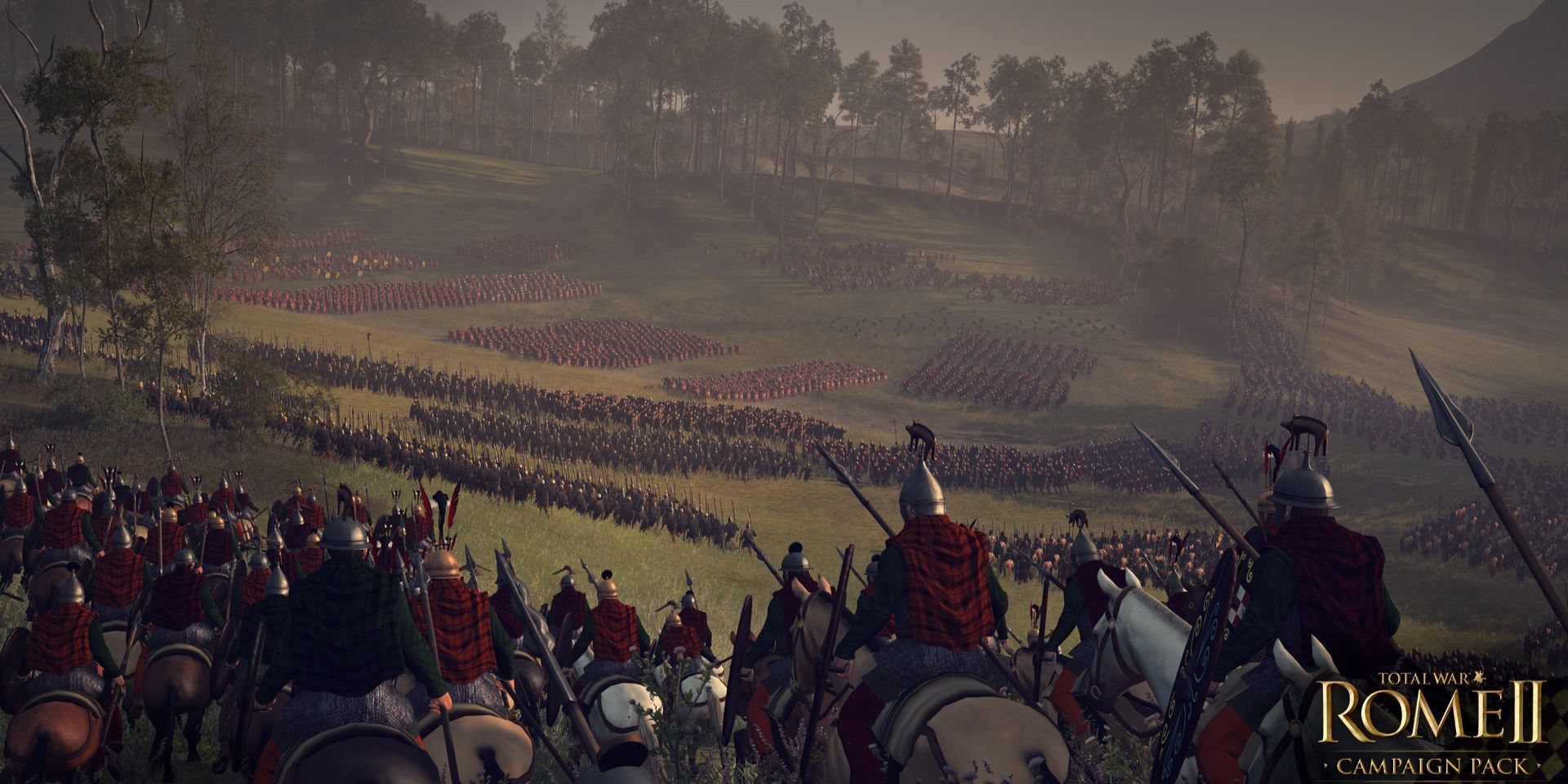 A combat scene from total war Rome 2