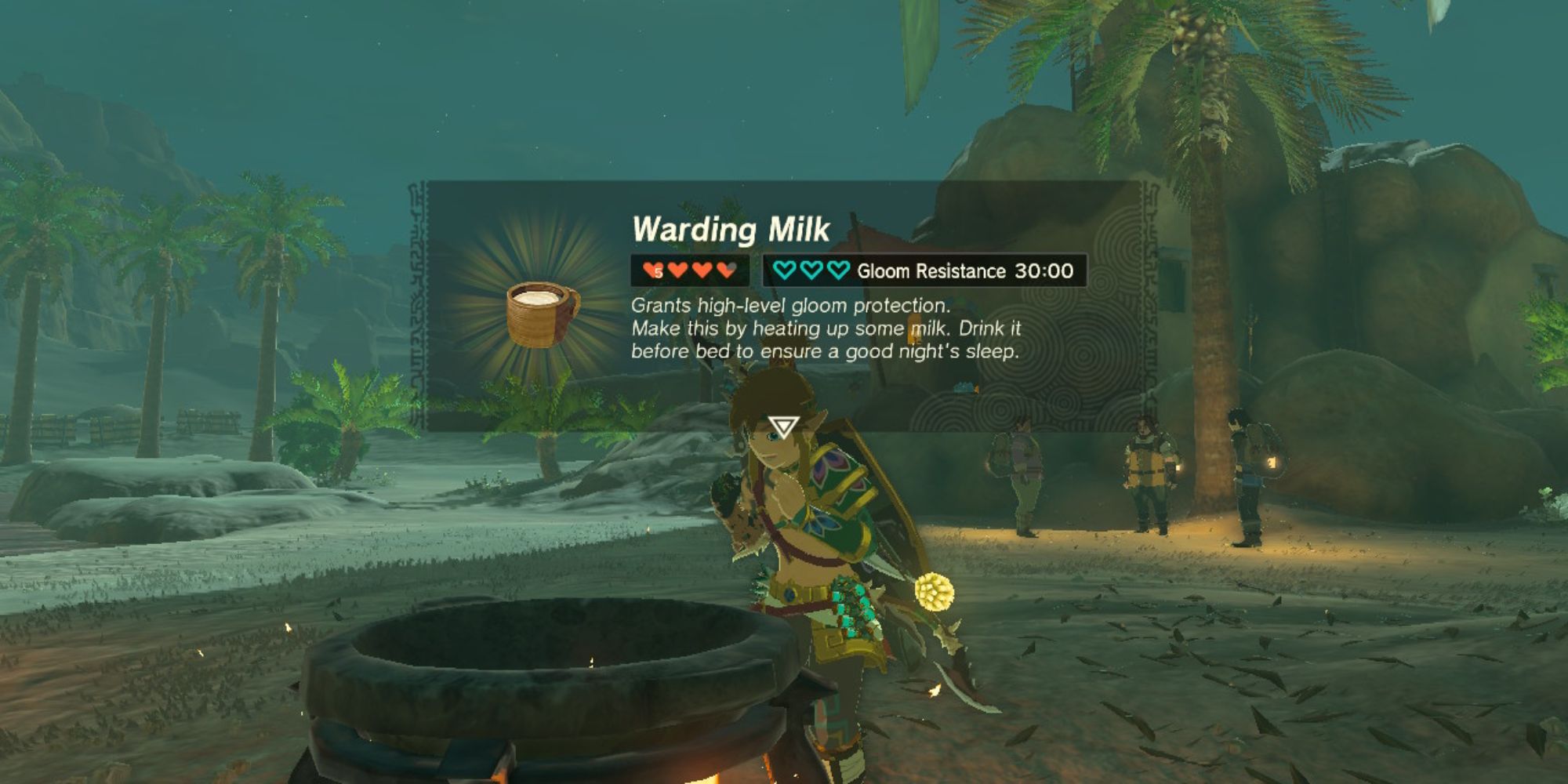 Link making Warding Milk