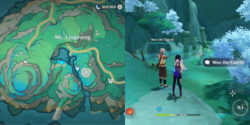 trigger a wangshan walk to remember quest in genshin impact