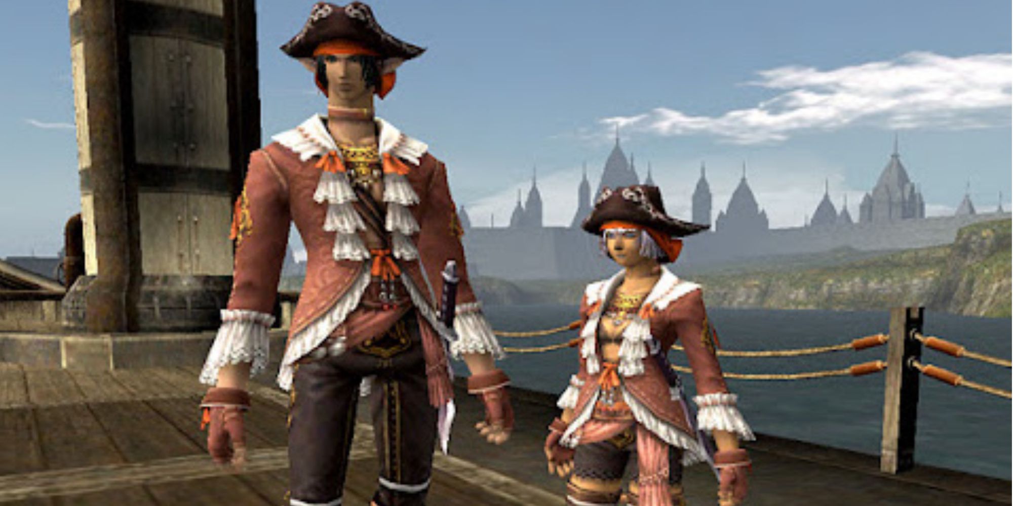 Two Corsair characters in Final Fantasy 11