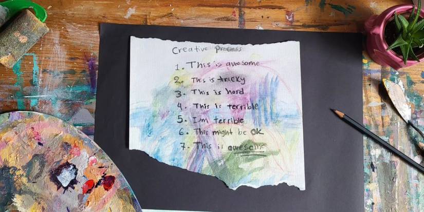 unleaving creative process