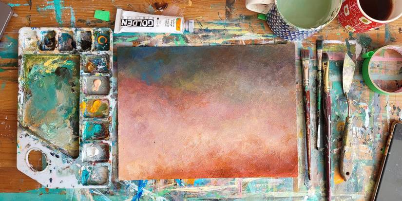 unleaving hand painted art behind the scenes