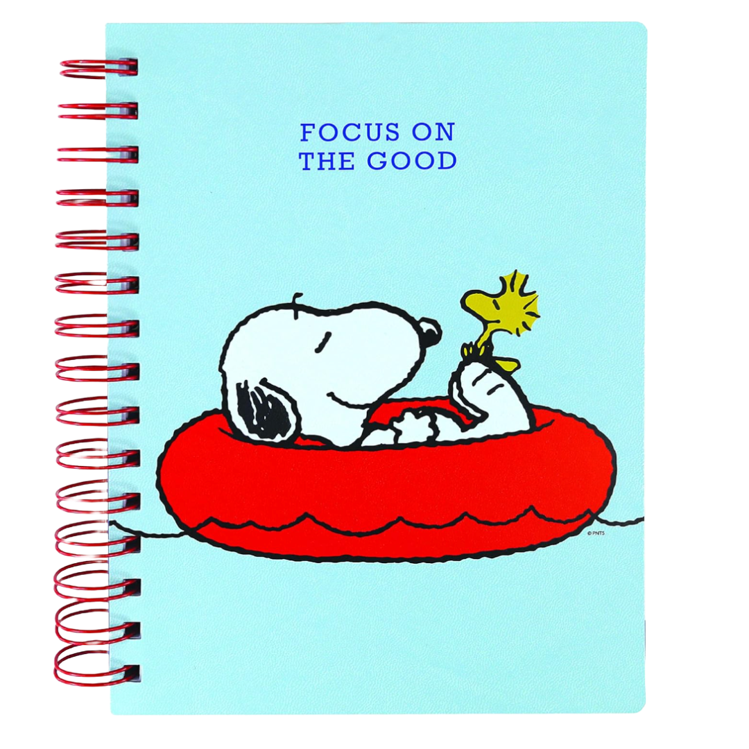 Graphique Peanuts Vegan Leather Spiral Journal