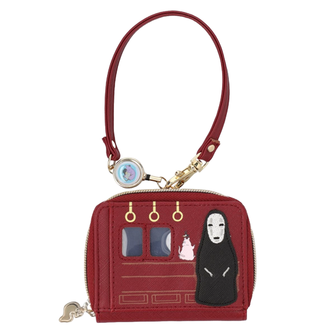 Spirited Away Unabara Train Card and Coin Purse with Reel