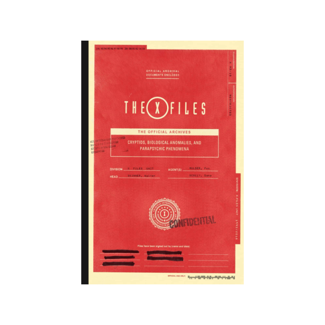The X-Files Notebook with red cover