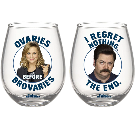 Parks And Rec Wine Glass Set
