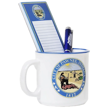 Parks and Rec Mug and Stationery Set