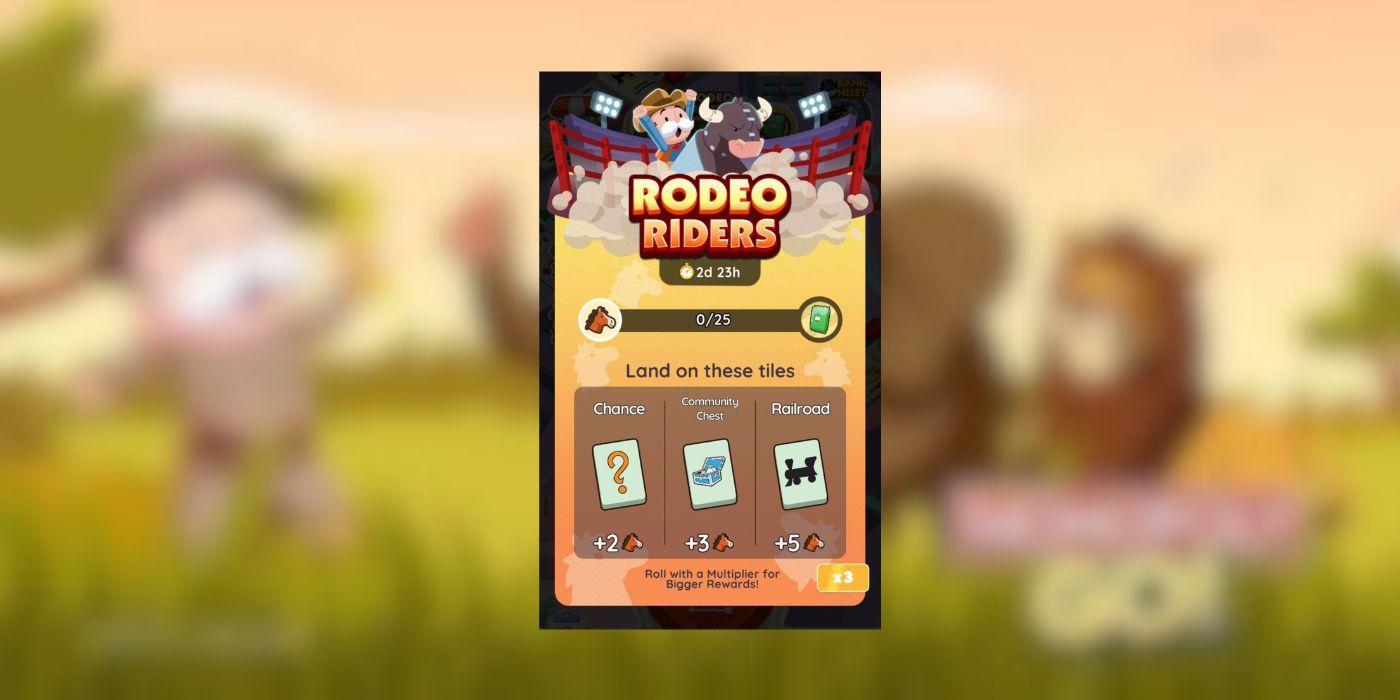 rodeo riders rewards monopoly go