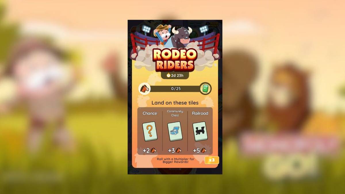 rodeo riders rewards monopoly go