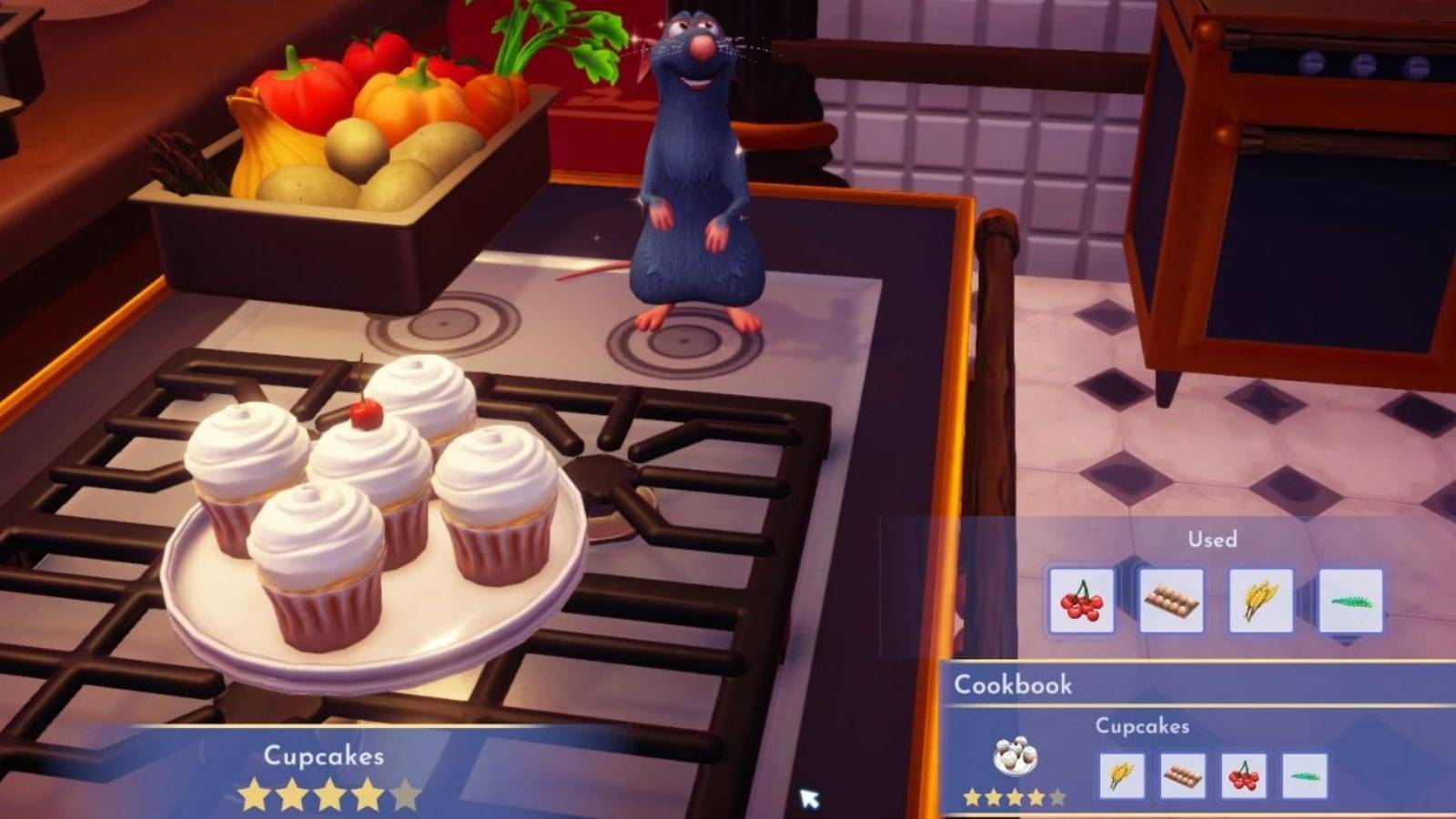 cupcakes recipe in dreamlight valley