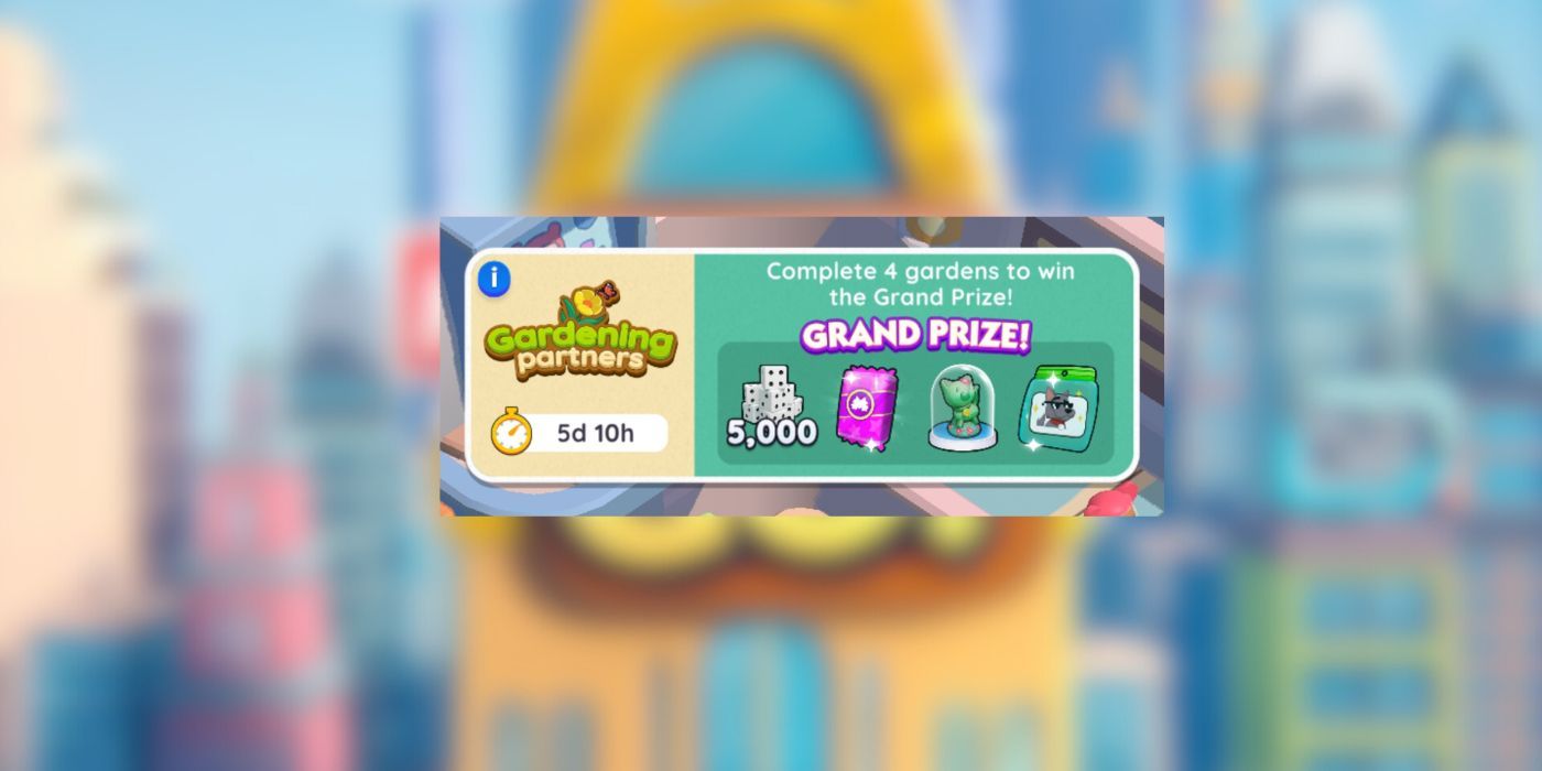 gardening partners rewards monopoly go