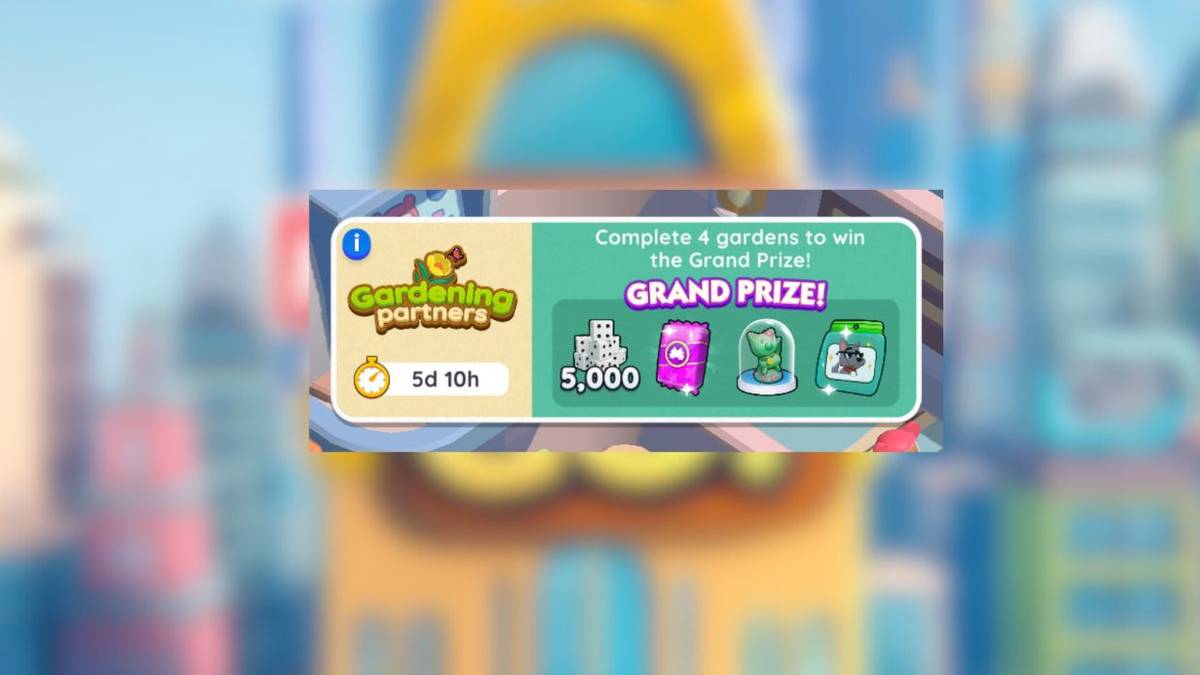 gardening partners rewards monopoly go
