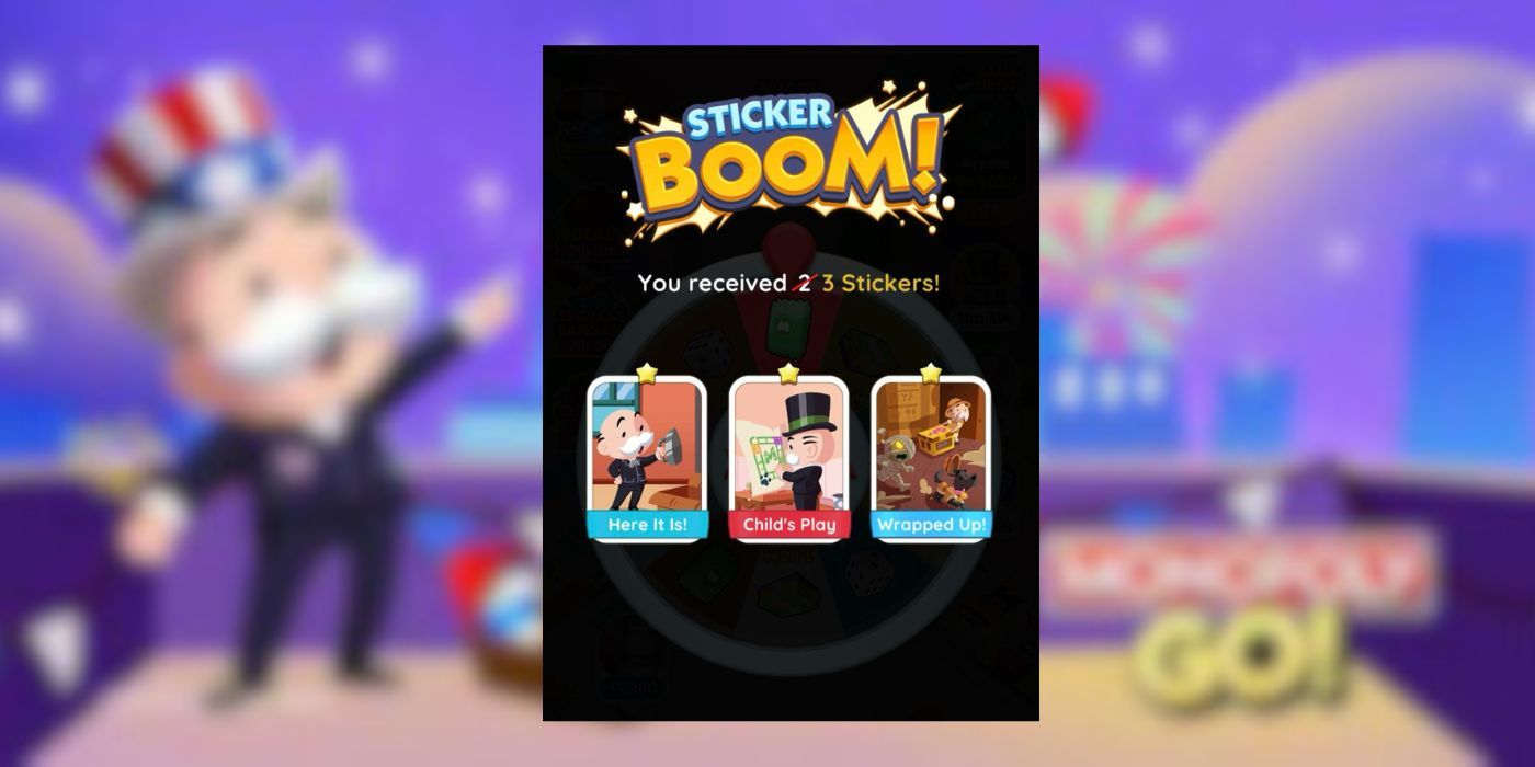 sticker boom event in monopoly go