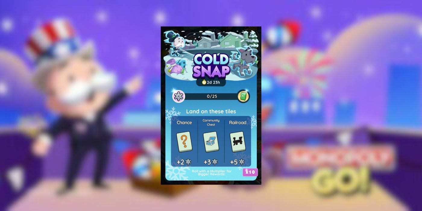cold snap rewards monopoly go