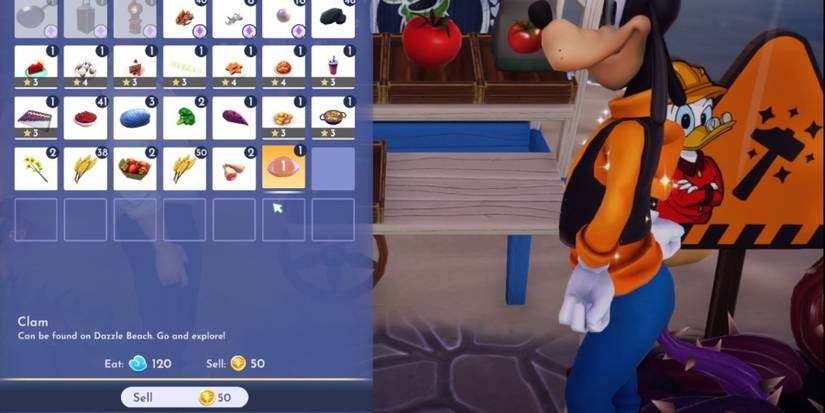 selling clams to goofy in ddv