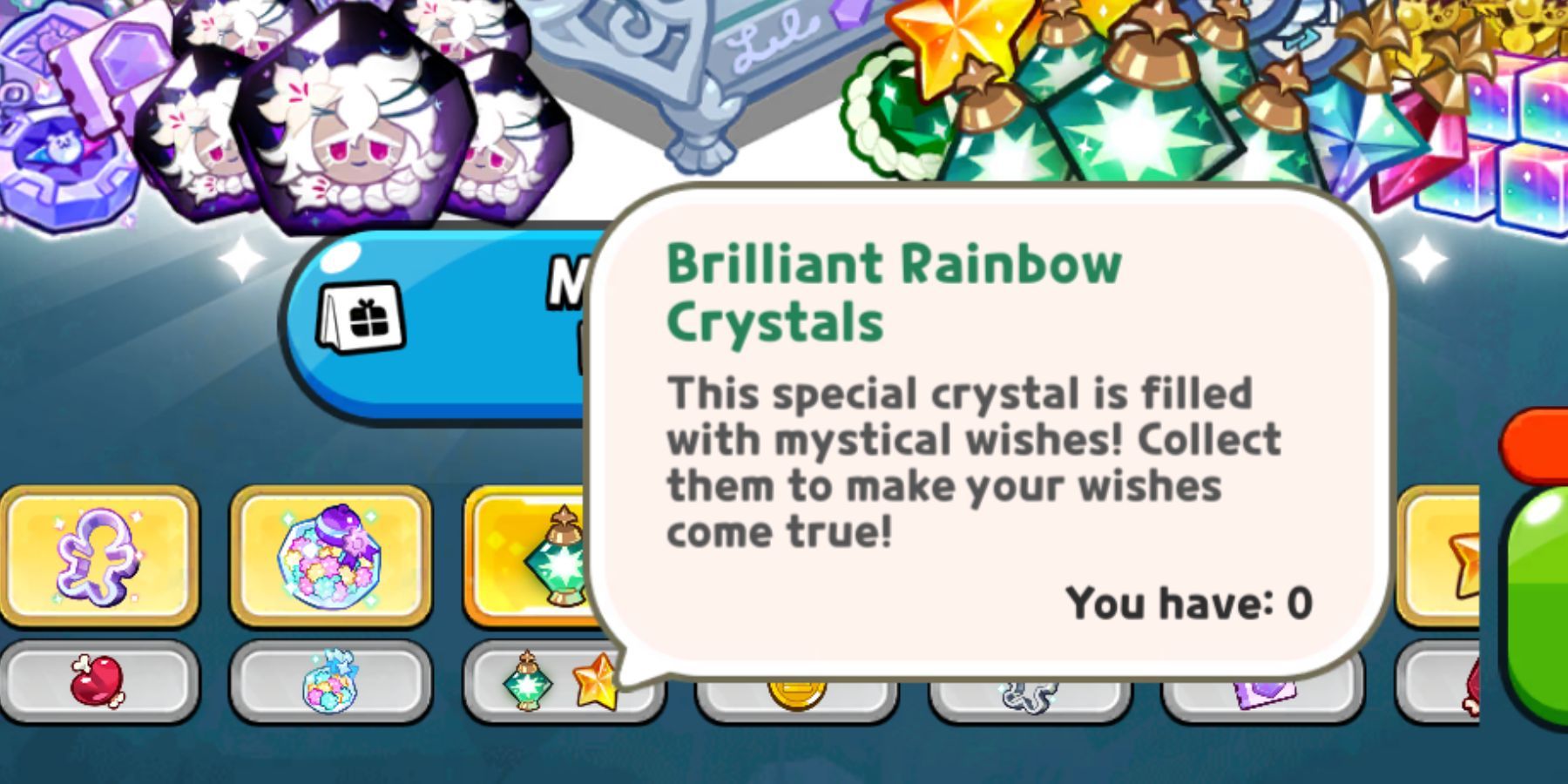 brilliant rainbow crystals in cookie run kingdom