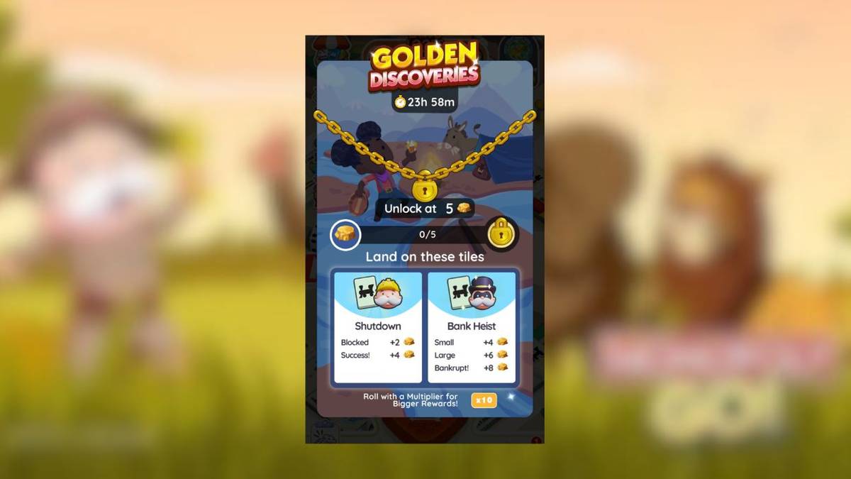 golden discoveries rewards monopoly go