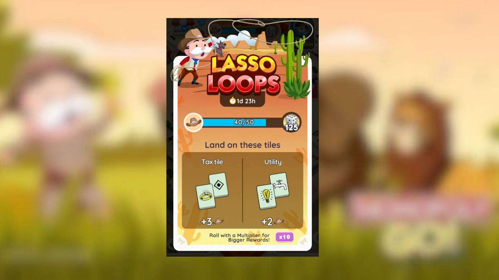 All Monopoly GO Lasso Loops Rewards and Milestones