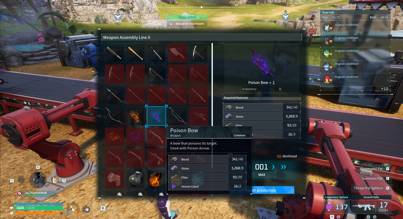 Using Venom Glands in Palworld