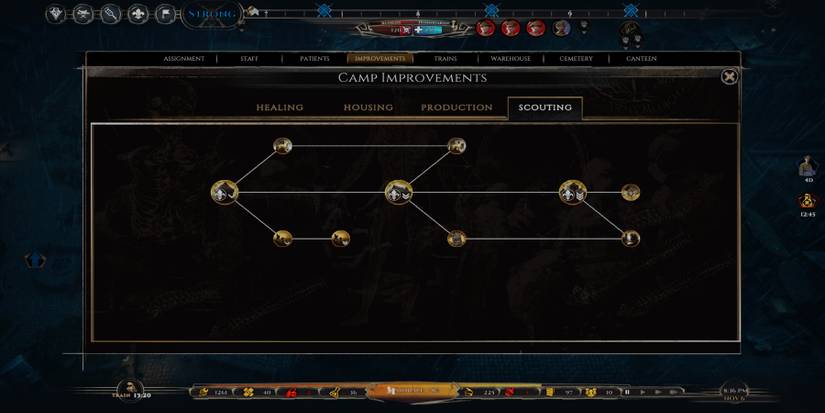 War Hospital - Improvements - Scouting