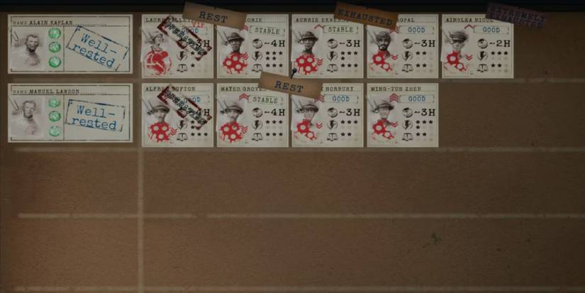 War Hospital - Patient cards