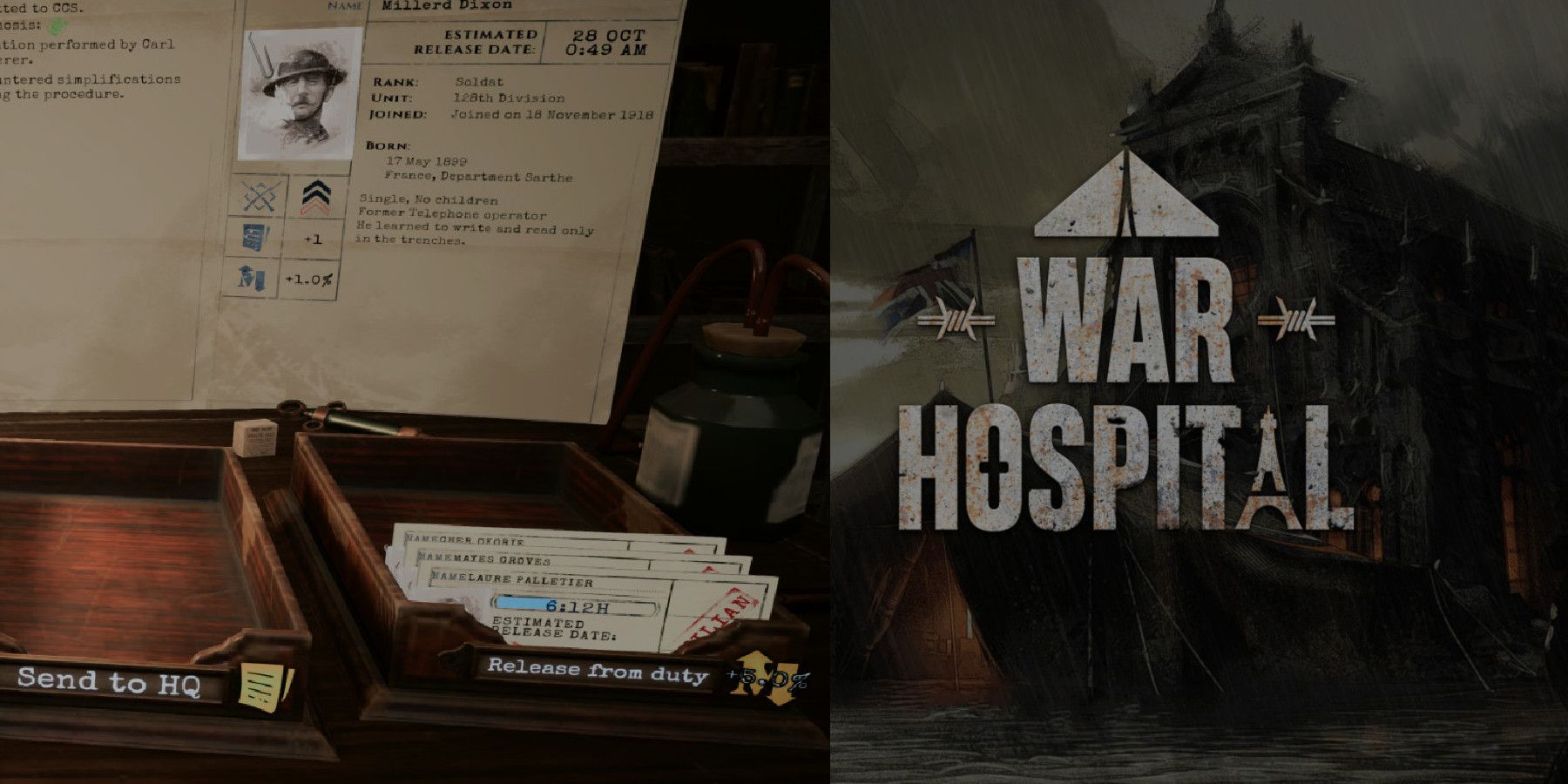War Hospital - Rehabilitation Feature
