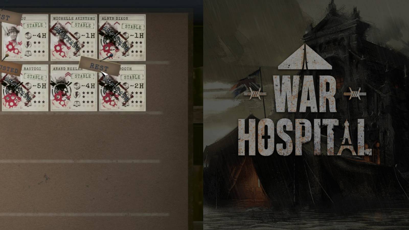 War Hospital - Rests Feature