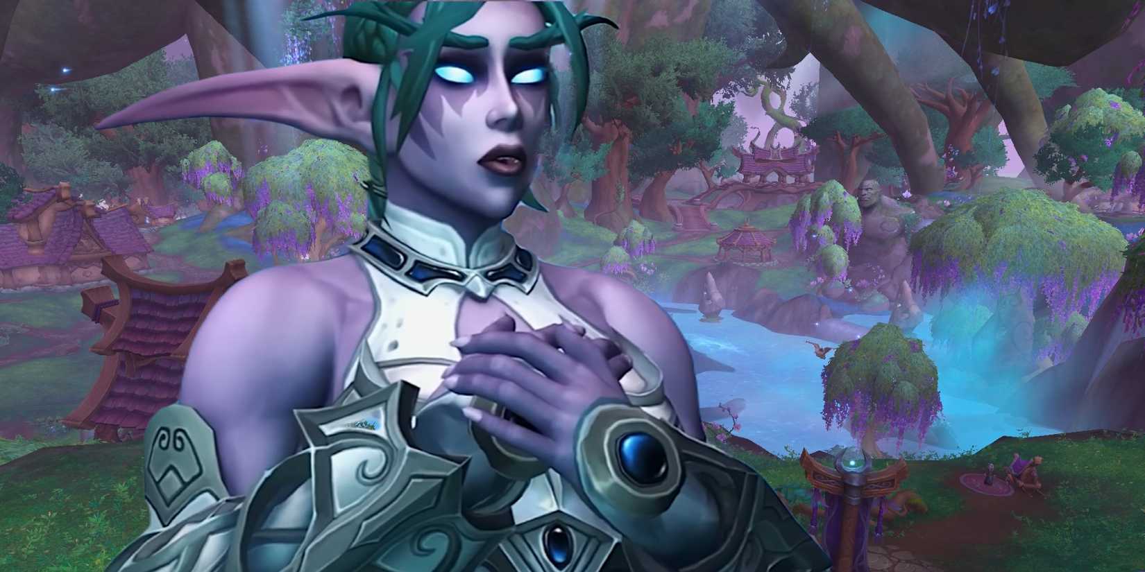 World of warcraft tyrande whisperwind bel'ameth night elf city dragonflight