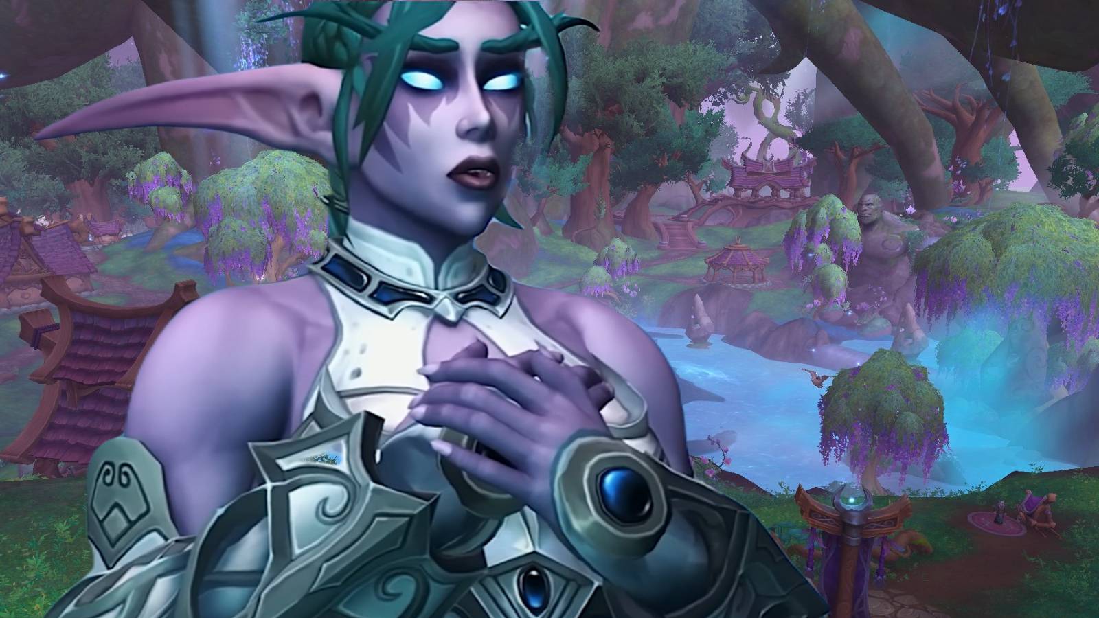 World of warcraft tyrande whisperwind bel'ameth night elf city dragonflight