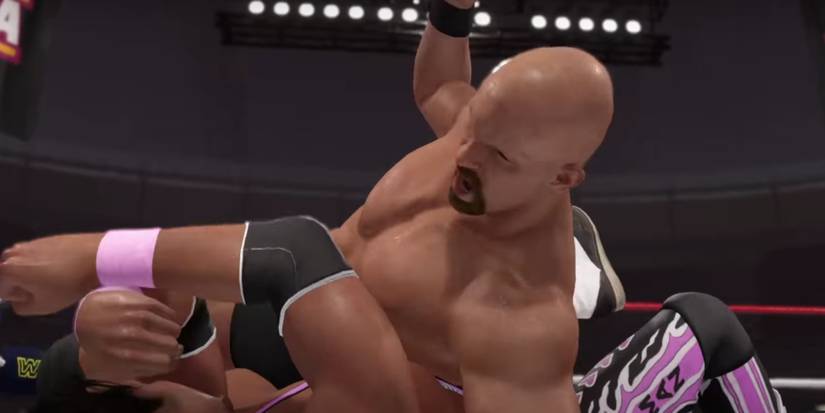WWE 2K24 Steve Austin v Bret Hart