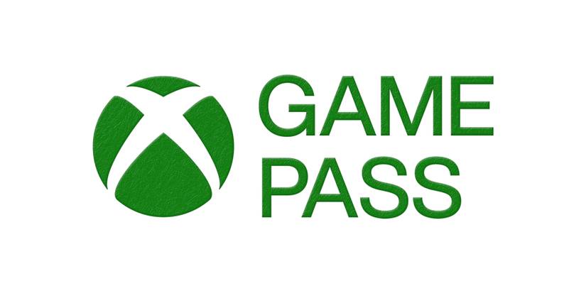 Xbox Game Pass abridged green textured logo white background