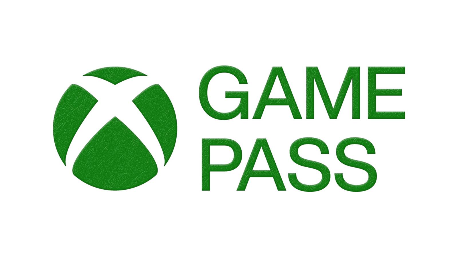 Xbox Game Pass abridged green textured logo white background